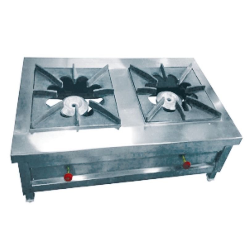 2 Burner Gas Range For Bulk Cooking