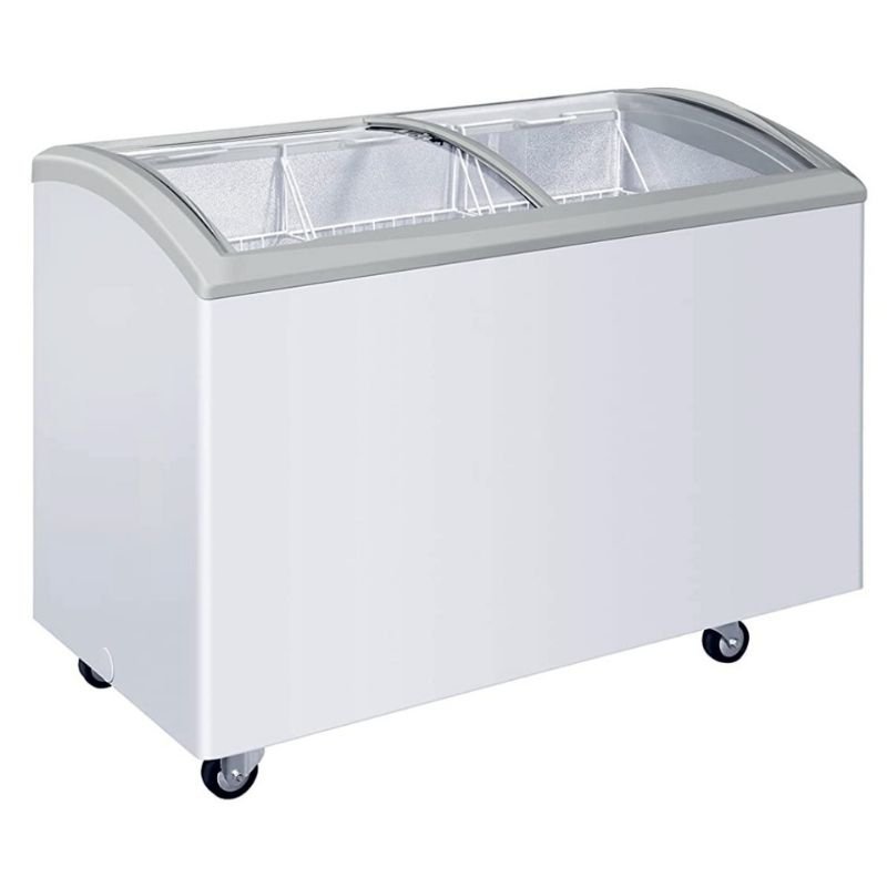 Curved Glass Ice cream fridge
