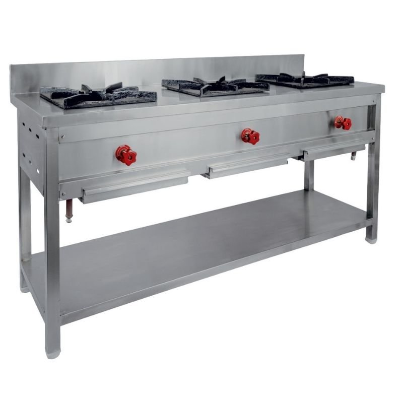 3 Burner Indian Gas Range